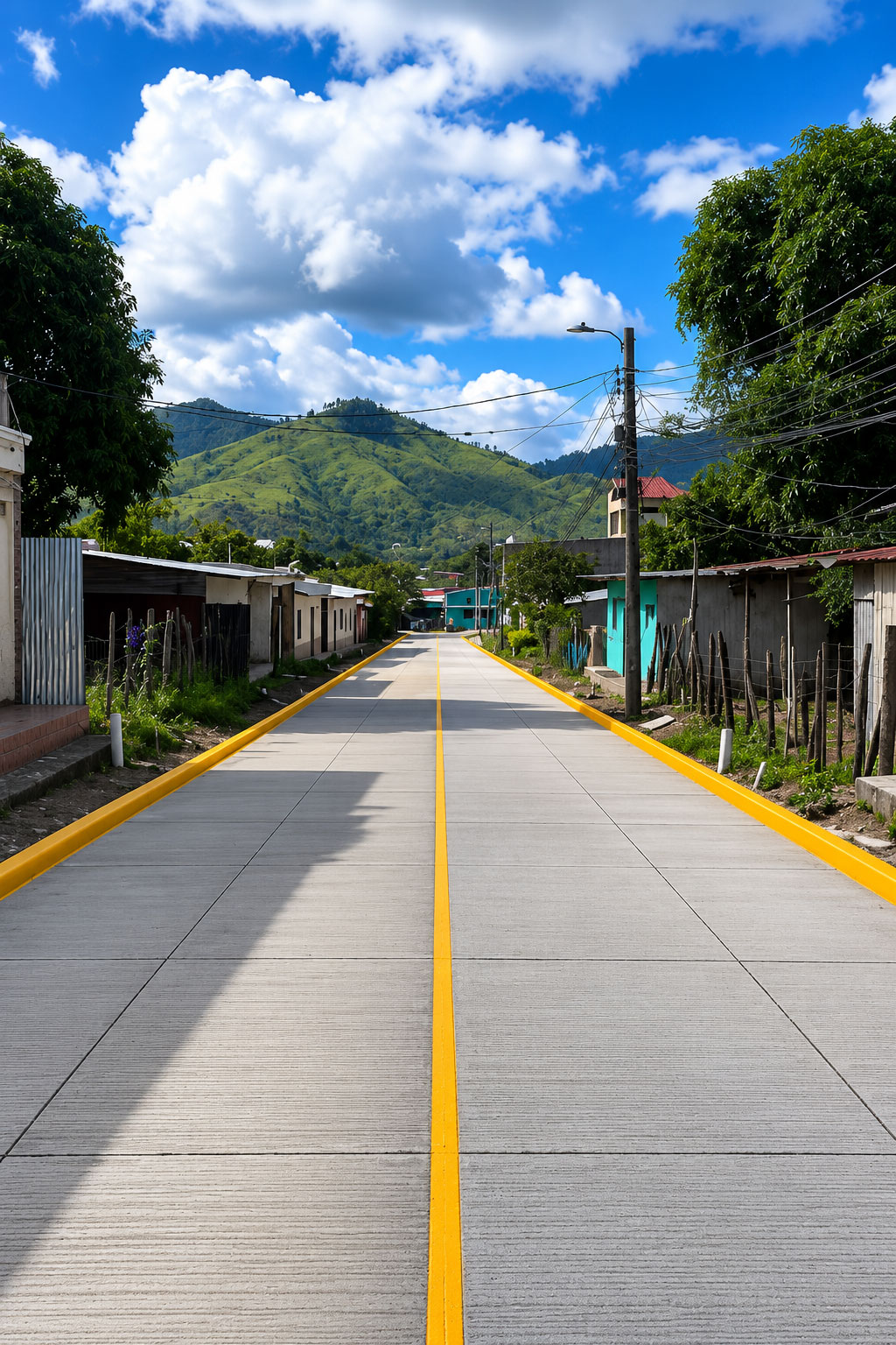 Pavimento con concreto hidráulico en Danlí, El Paraíso
