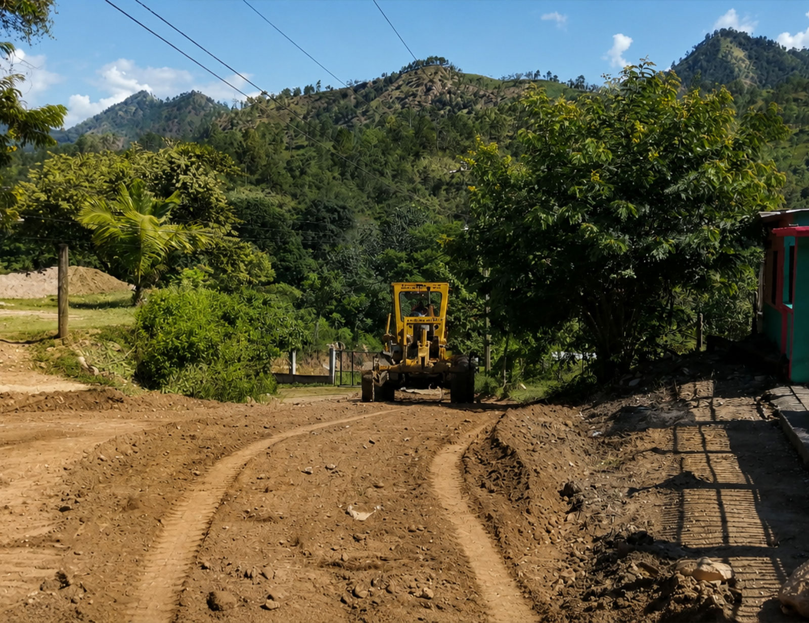 Trabajo de terracería en Esquipulas del Norte, Olancho